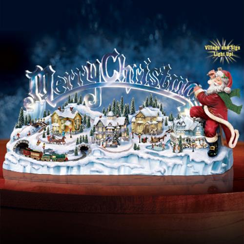 Santas Inspiration Christmas Thomas Kinkade Bradford Exchange