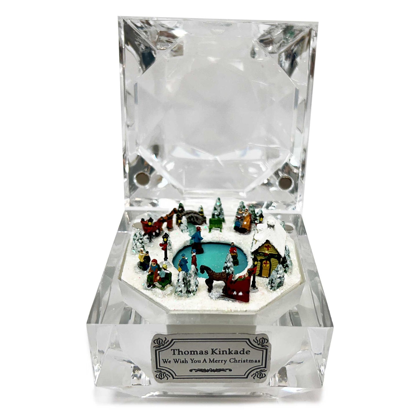 Thomas Kinkade Best Loved Christmas Carols Music Box Bradford Exchange