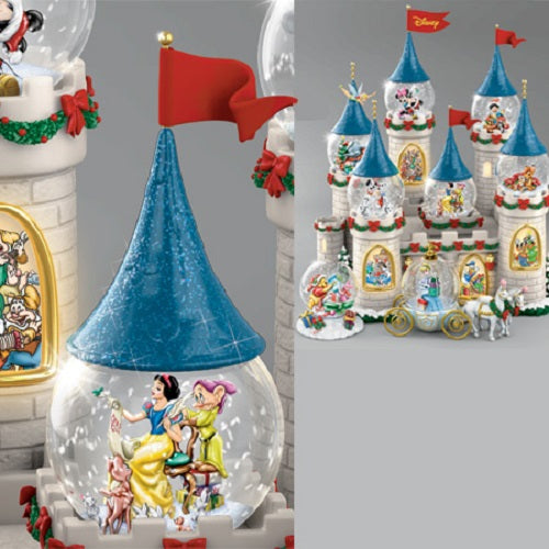 Hi Ho Snow White Dwarves Water Globe Disney Castle Collection / an Ornament