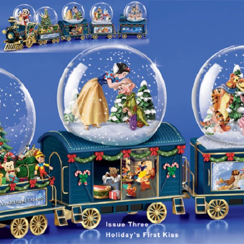 Snow White Train #3 Mini Snow Globe Water Globe Collection Disney