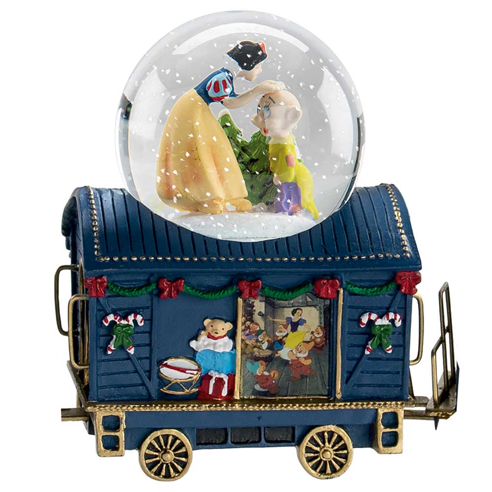 Disney Holidays First Kiss Mini Snow / Water Globe Train Collection