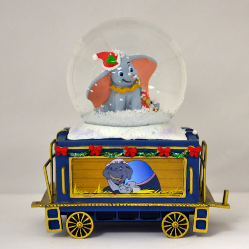 Disney Season of Lights Dumbo # 10 Mini Snow / Water Globe Train Collection