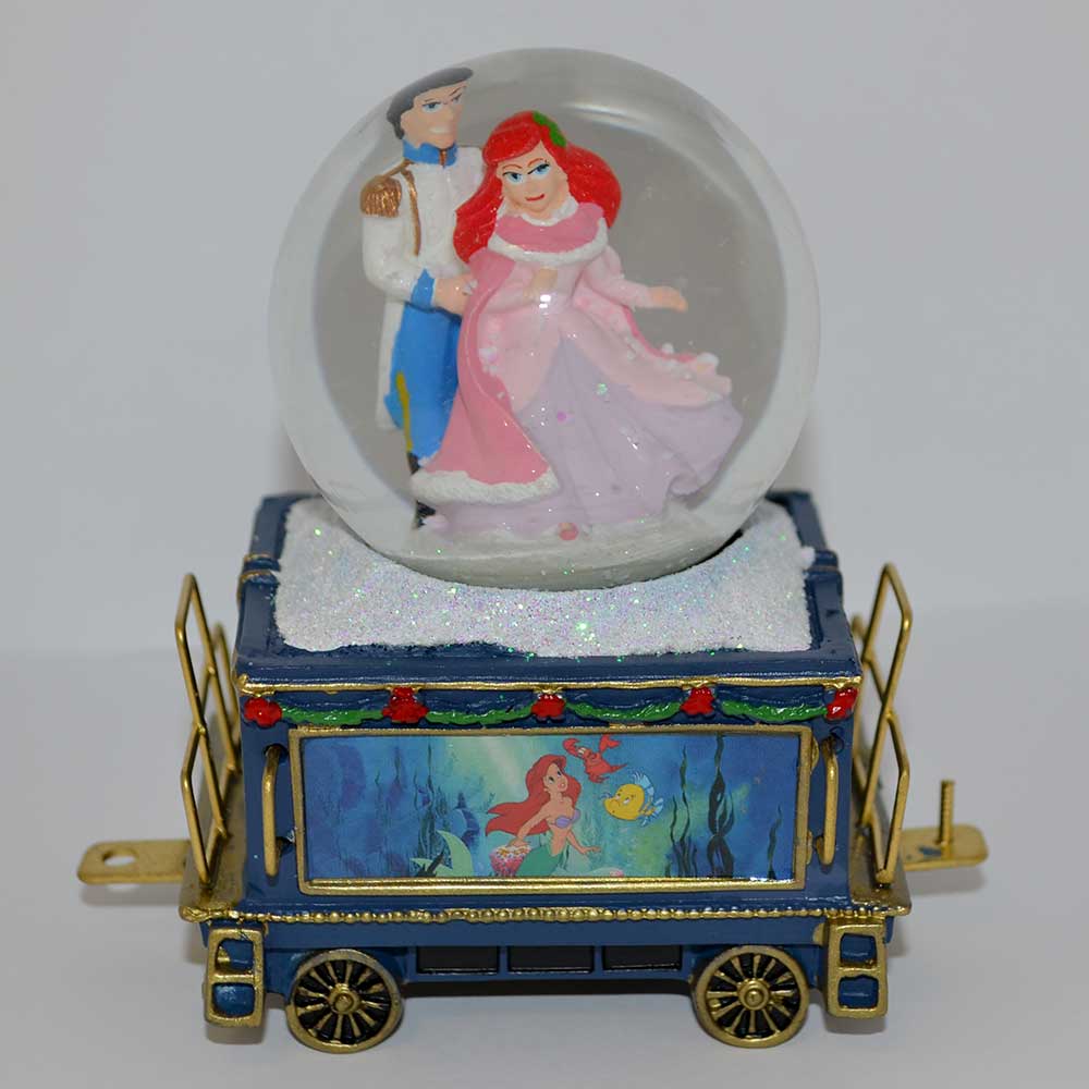 Disney Dreams Ariel Little Mermaid #12 Mini Snow / Water Globe Train Collection
