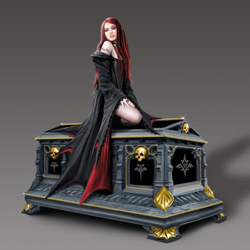 Anne Stokes Love Without End Trinket Music Box Bradford Exchange