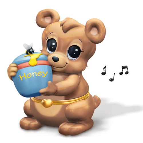 Your My Honey Bear Daughter Trinket Musical Box Bradford Exchange