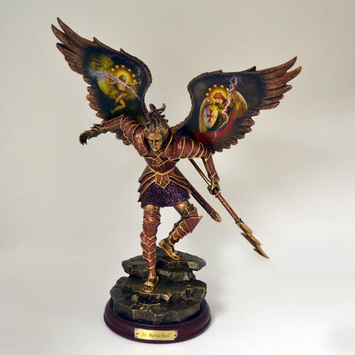 BARACHIEL: LIGHTNING OF GOD Bronze Archangel Bradford Exchange
