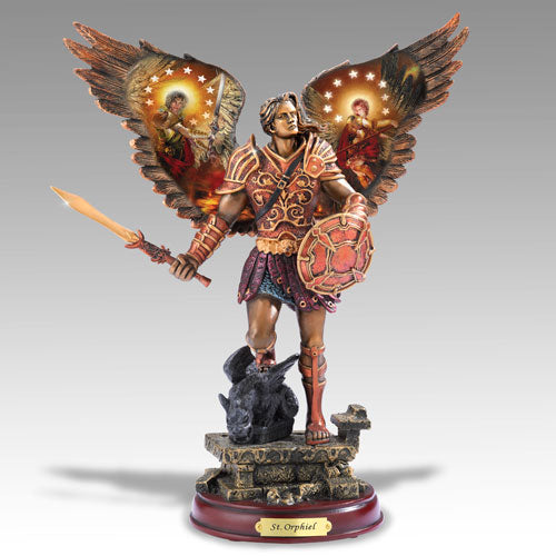 ORPHIEL: FACE OF GOD Bronze Archangel Bradford Exchange