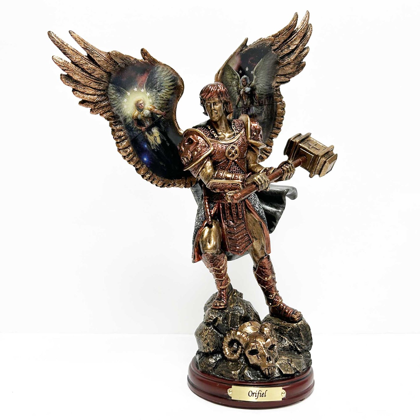 ORIFIEL: SAFEGUARD OF NATURE Bronze Archangel Bradford Exchange