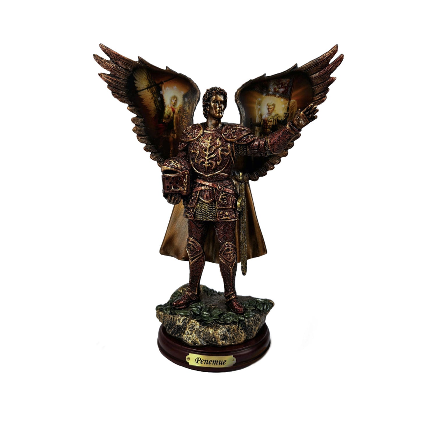 Penemue: Wisdom of God Bronze Arch Angel Bradford Exchange