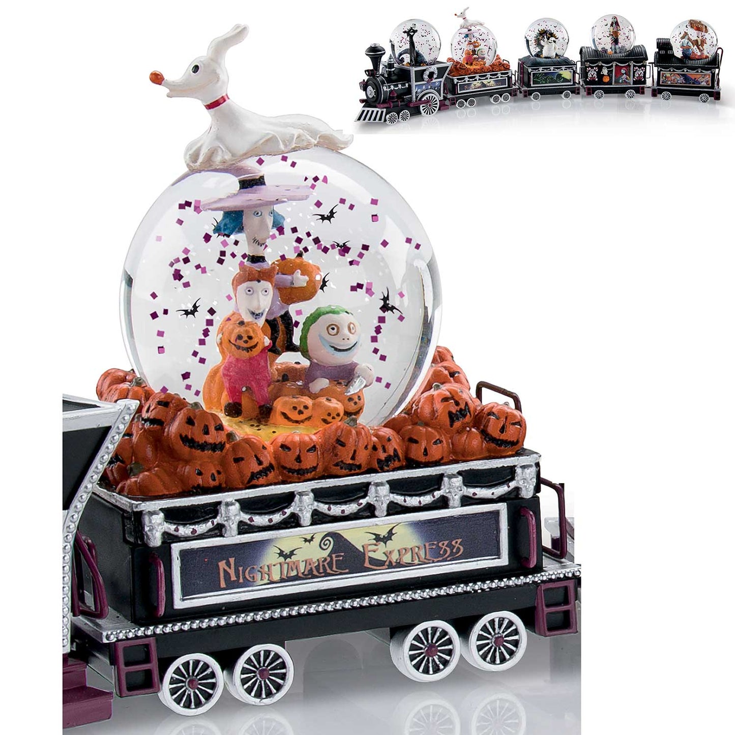 Nightmare Before Christmas Train #2 Water Globe Collection Disney