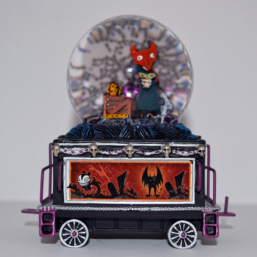 Nightmare Before Christmas Box of Pox Train #10 Water Globe Disney