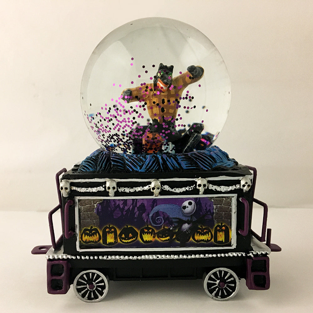 Nightmare Before Christmas Terrifying Wolf Train #12 Water Globe Disney