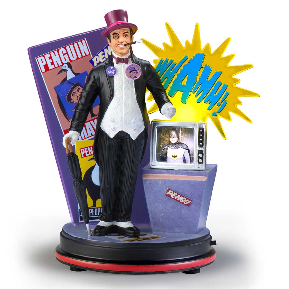 Penguin Batman Figurine Sculpture DC Bradford Exchange