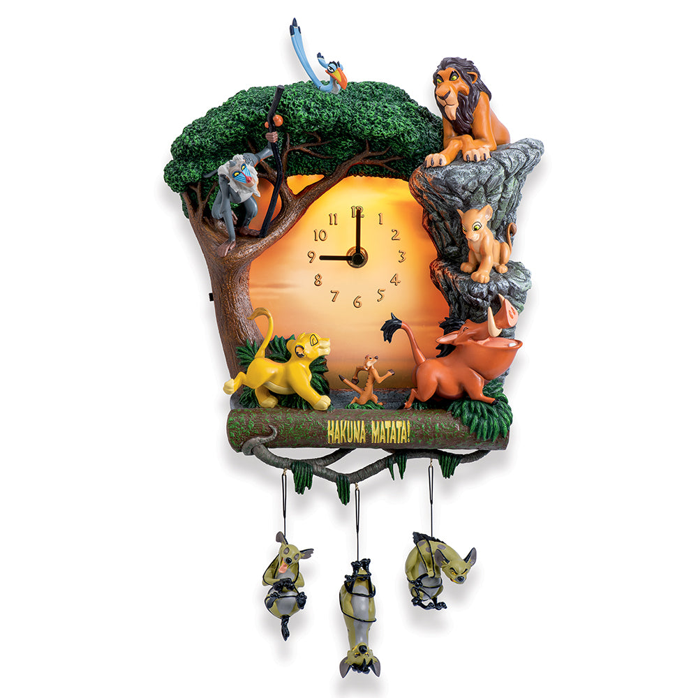 Disney Hakuna Matata Lion King Cuckoo Clock