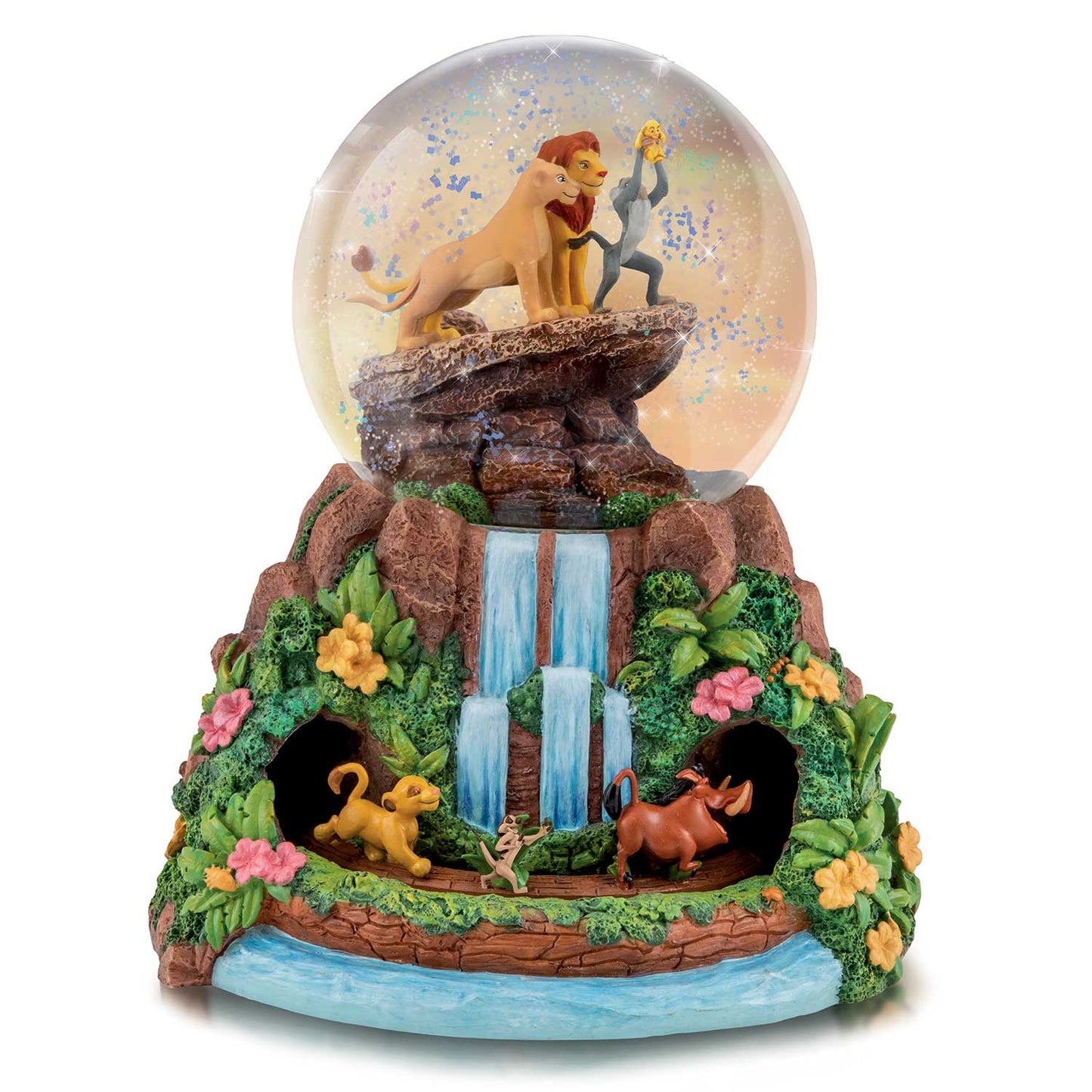 Disney Lion King Glitter Water Globe Bradford Exchange