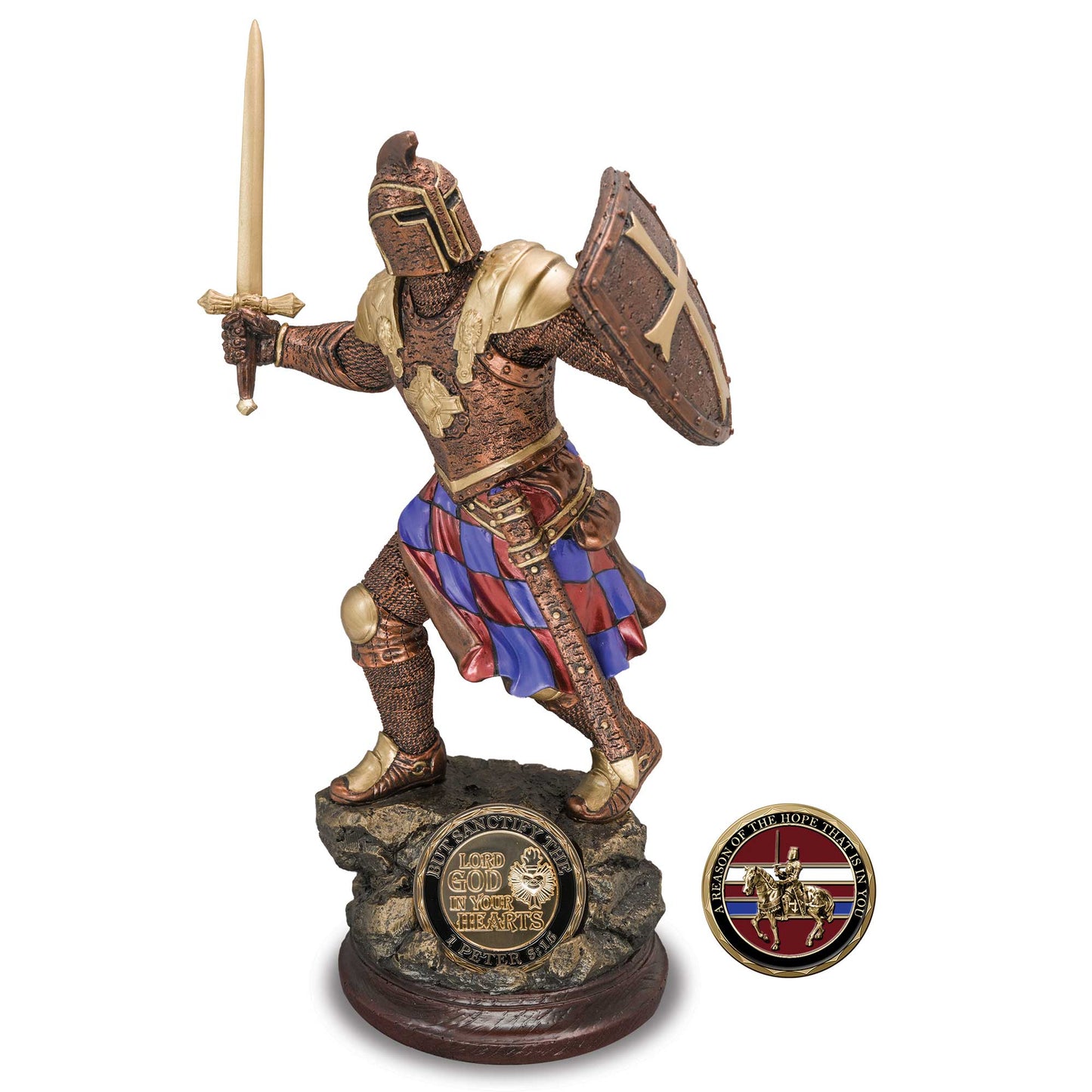 Lord God in Your Hearts Sculpture Christ Jesus Figurine Bradford Exchange