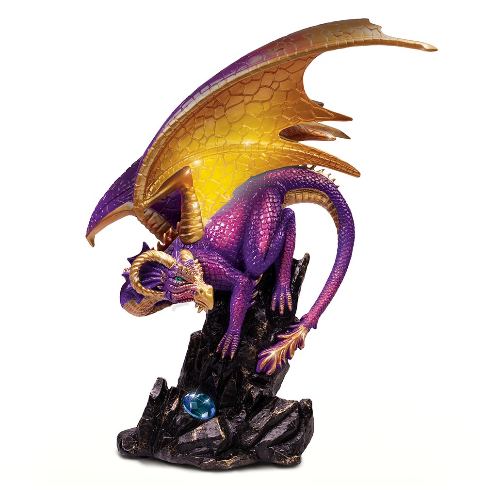 Artisans Dragon Illuminated Dragon Sculpture Bradford Exchange