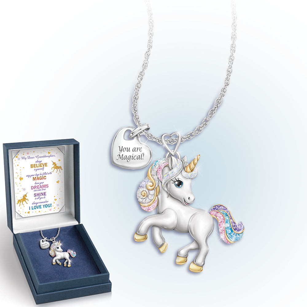 You Are Magical Unicorn Pendant Necklace Bradford Exchange