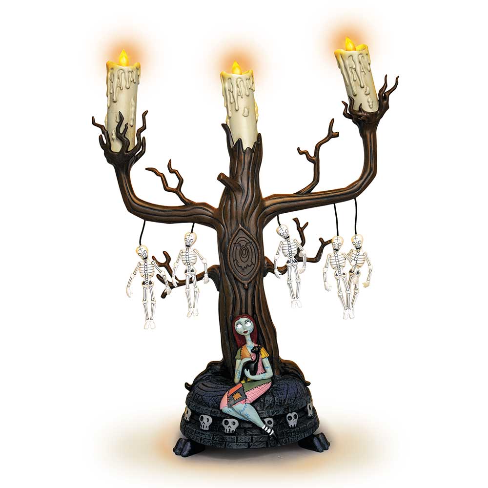 Disney Night Before Christmas Sally Candelabra Bradford Exchange