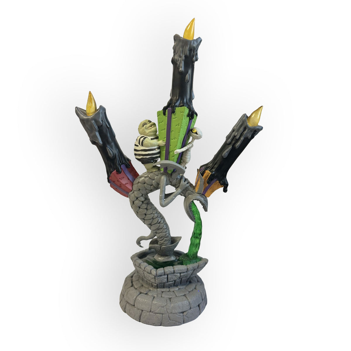 Disney Night Before Christmas Fountain and Kids Candelabra Bradford Exchange