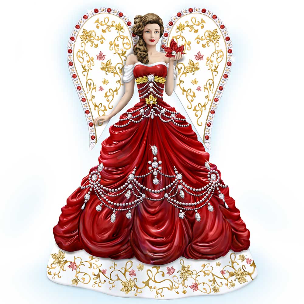 Beautiful Blessings Figurine Canadian Angel Bradford Exchange