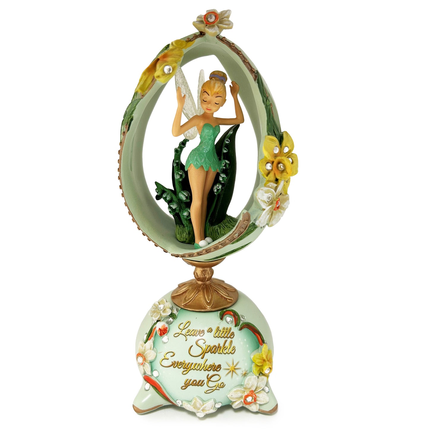 Disney Tink Leave a Little Sparkle Tinker Bell Egg Figurine Bradford