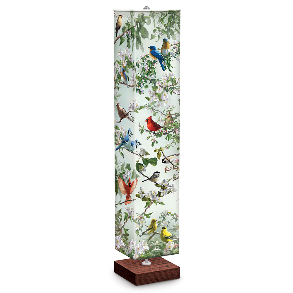 Songbird Bird Floor Lamp James Hautman Material Shade Bradford Exchange