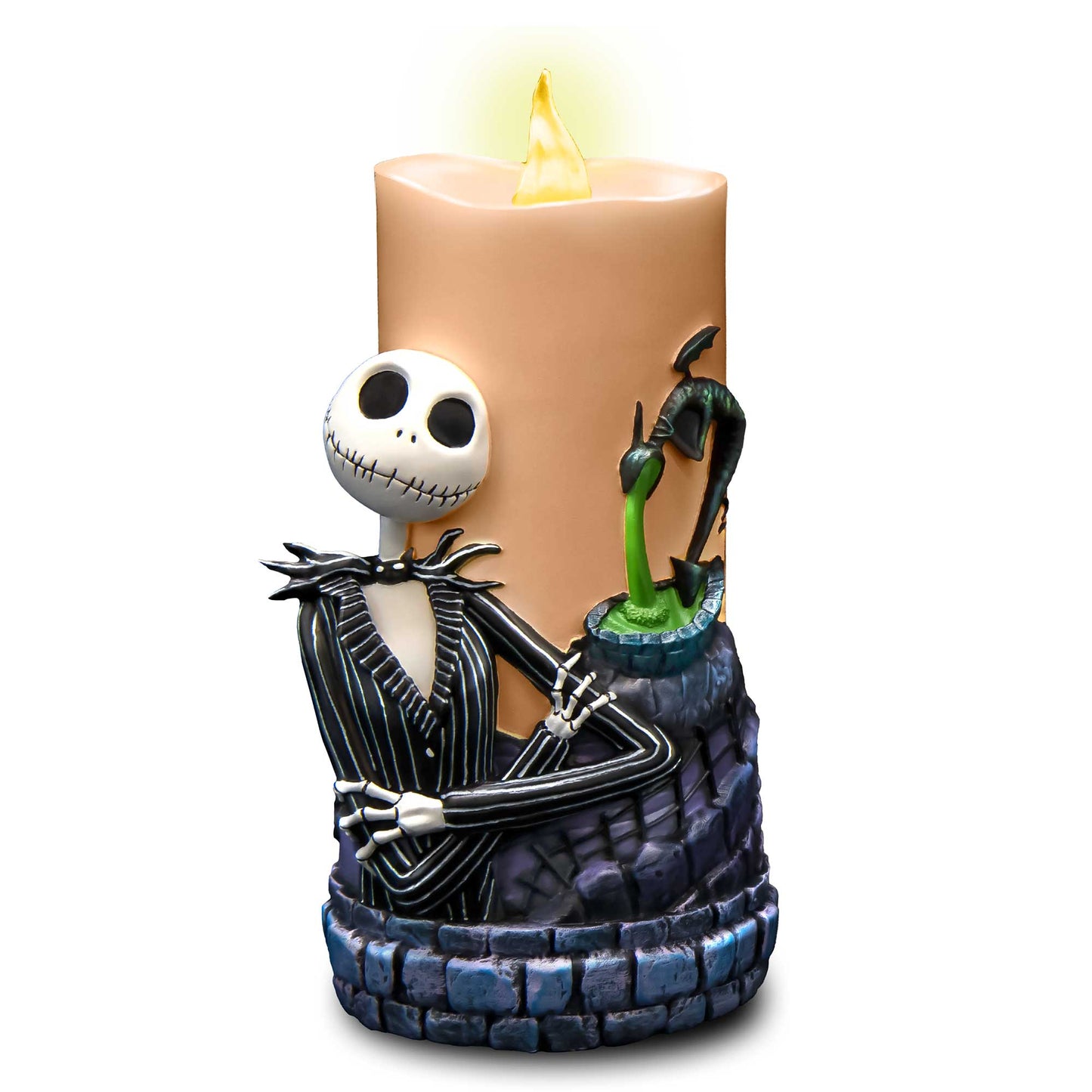 Disney Nightmare Before Christmas Jack Candle Battery Bradford Exchange