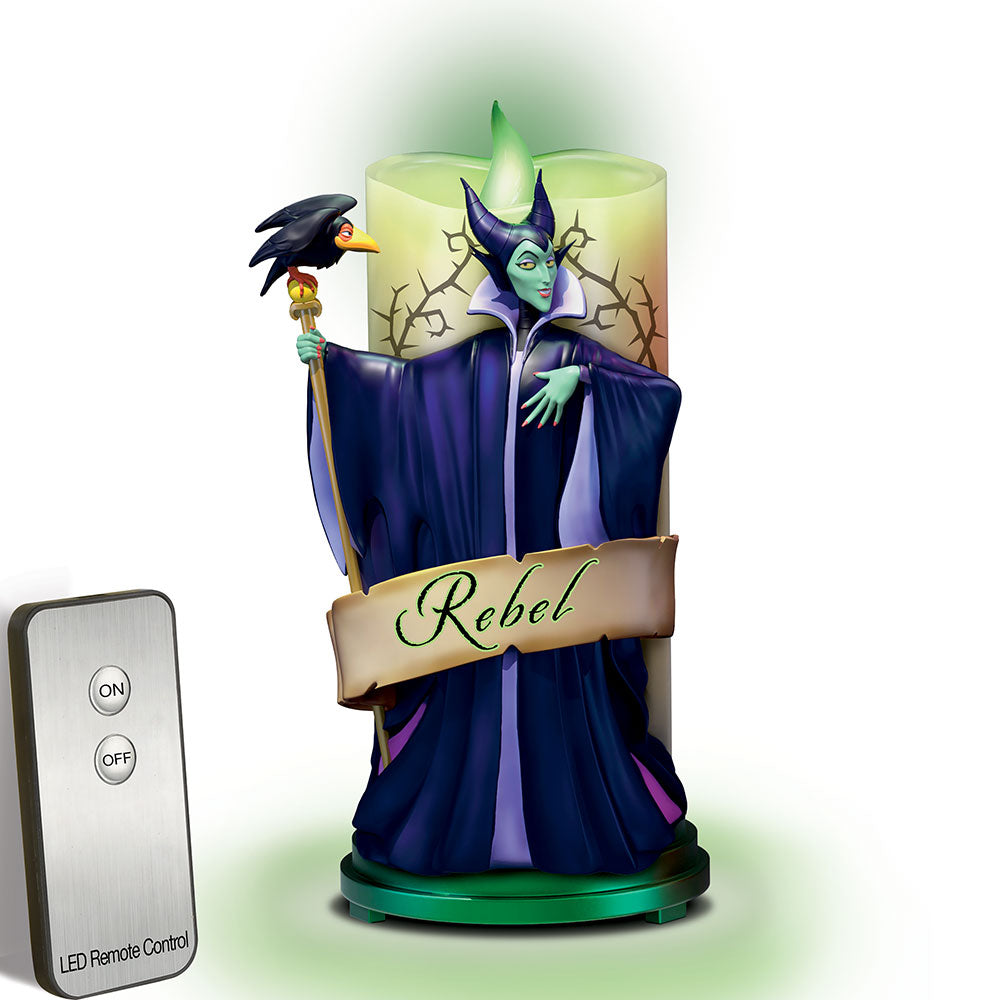 Disney Villains Candle Malificent Figurine Bradford Exchange