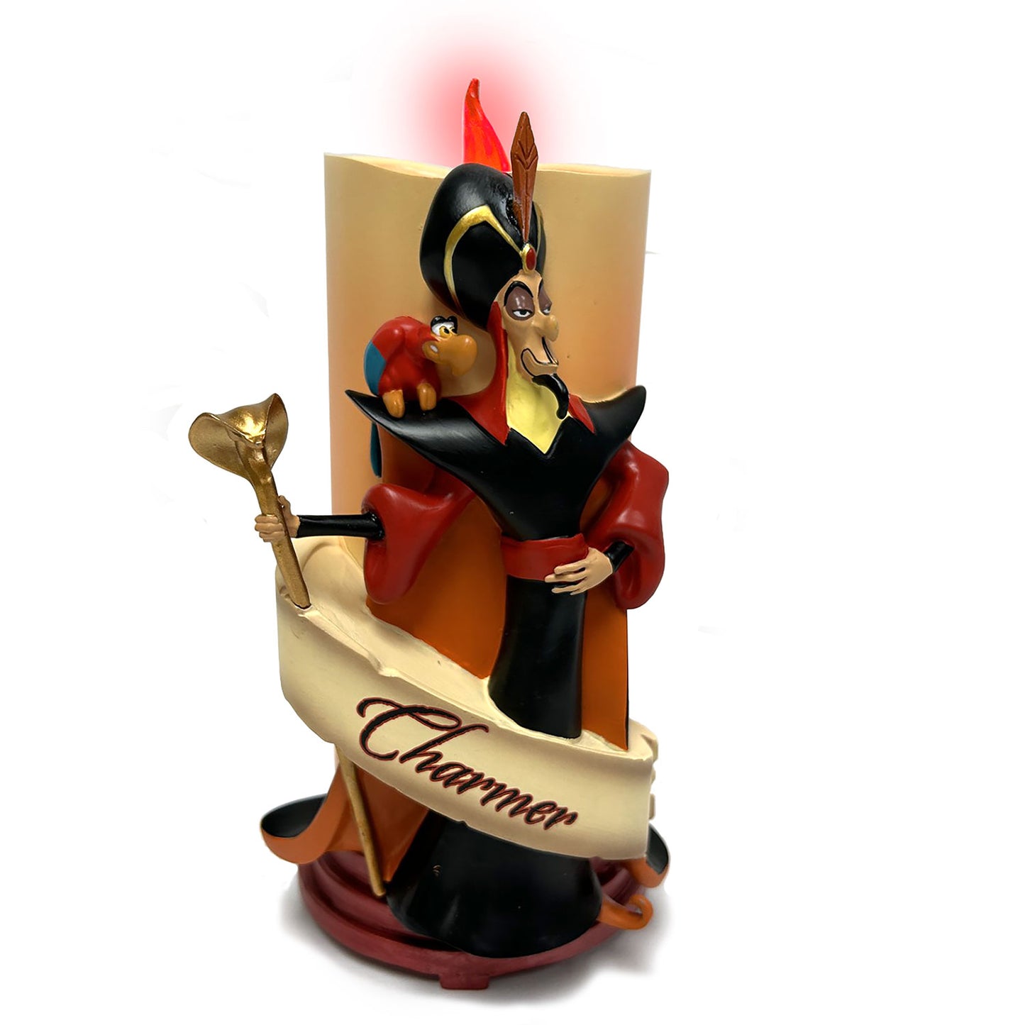 Disney Villains Charmer Candle Jafar Aladdin Figurine Bradford Exchange