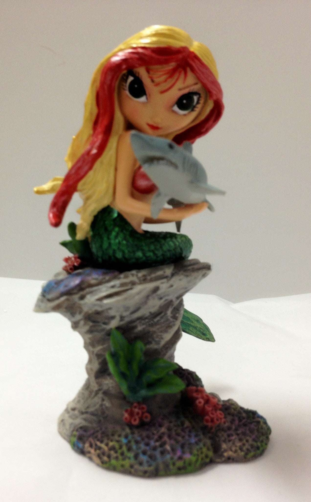 Fanciful Finn Mermaid Figurine Sirens of the Sea Jasmine Becket Griffith