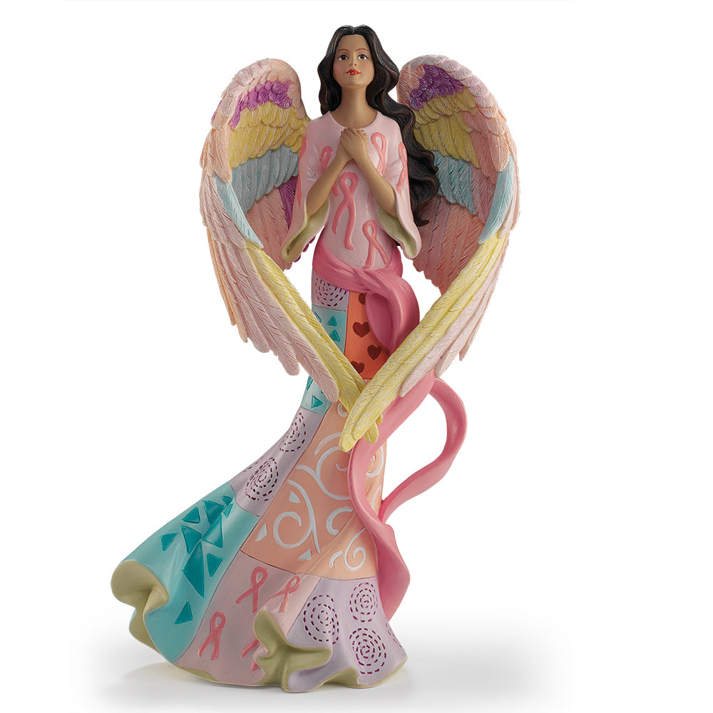 Keith Mallet Strength Comes From Within Angel BCA Breast Cancer Figurine
