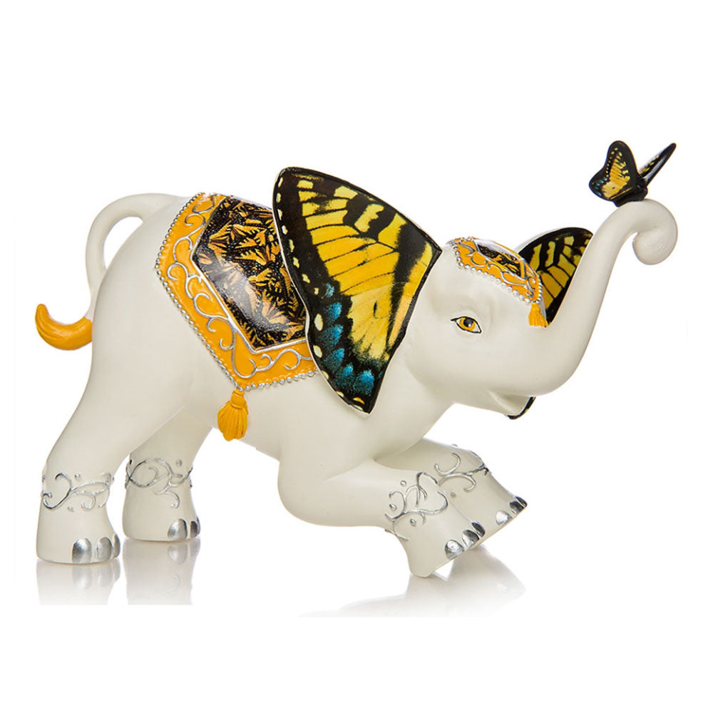 Serene Swallow Elephant Figurine / Statue Bradford Exchange