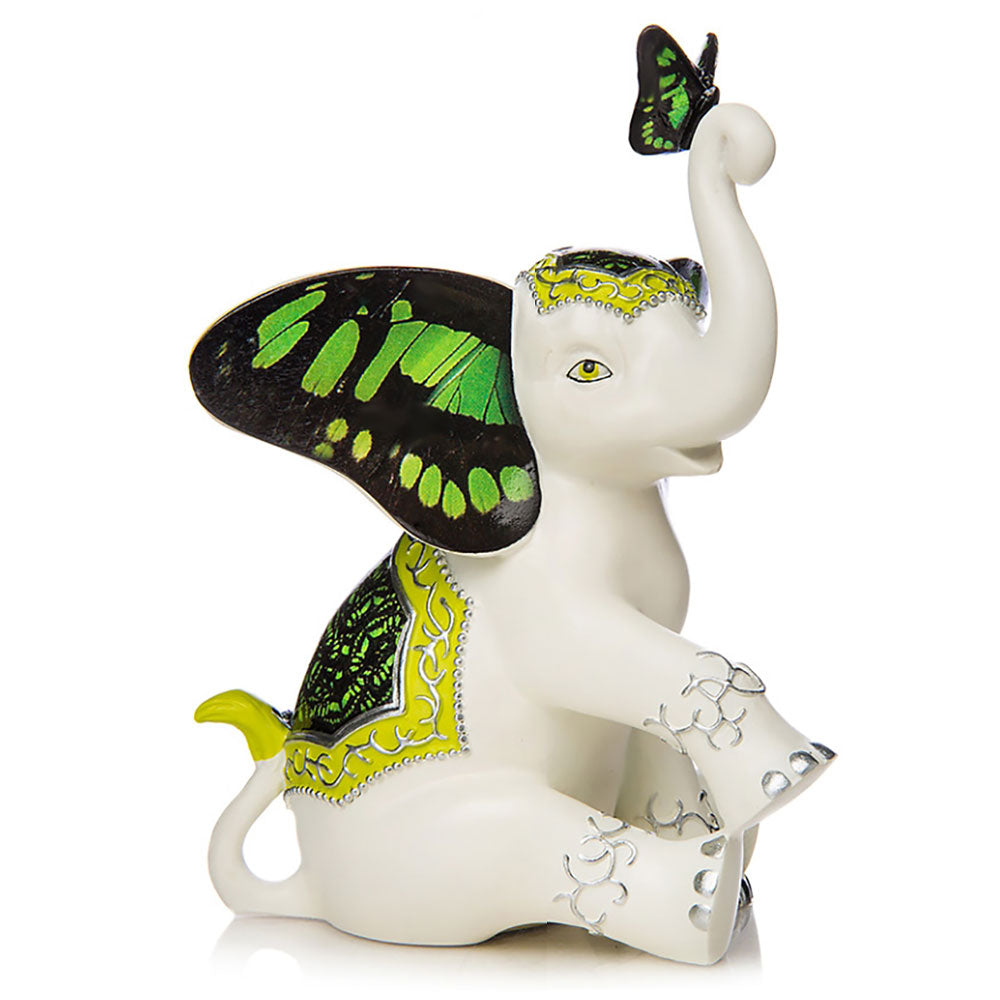 Gracefully Gree Elephant Figurine / Statue Bradford Exchange