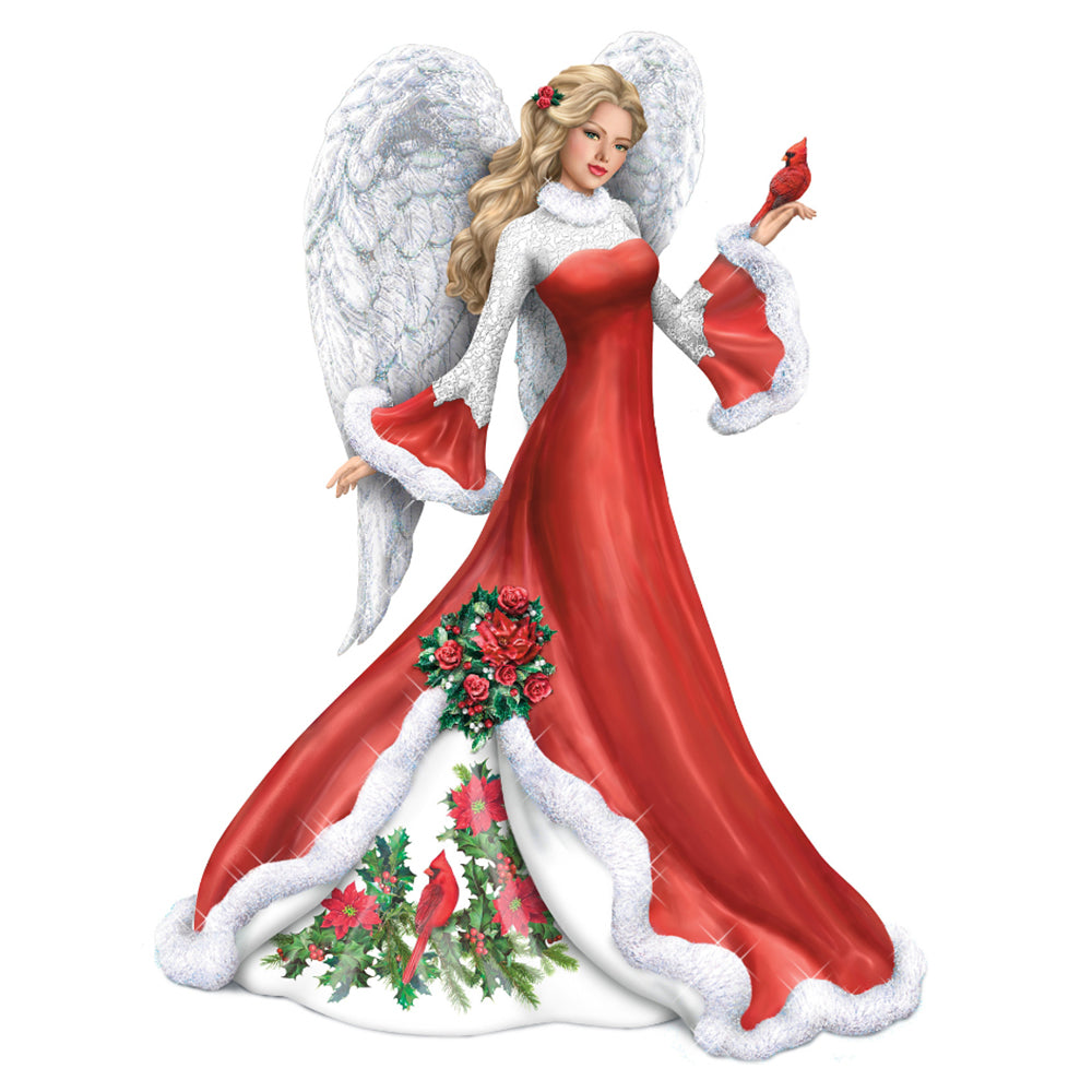 Wintery Interlude Christmas Angel Bradford Exchange