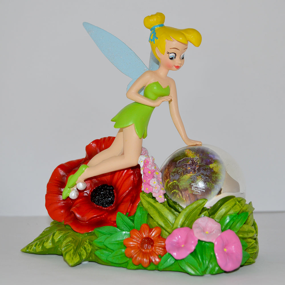Disney No Growing Up Tinker Bell Thomas Kinkade Figurine Bradford Exchange