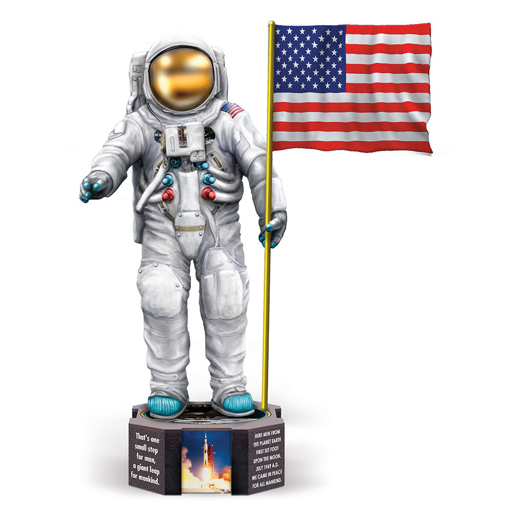 Nasa Apollo 11 Space Suit Astronaut Figurine Space Bradford Exchange