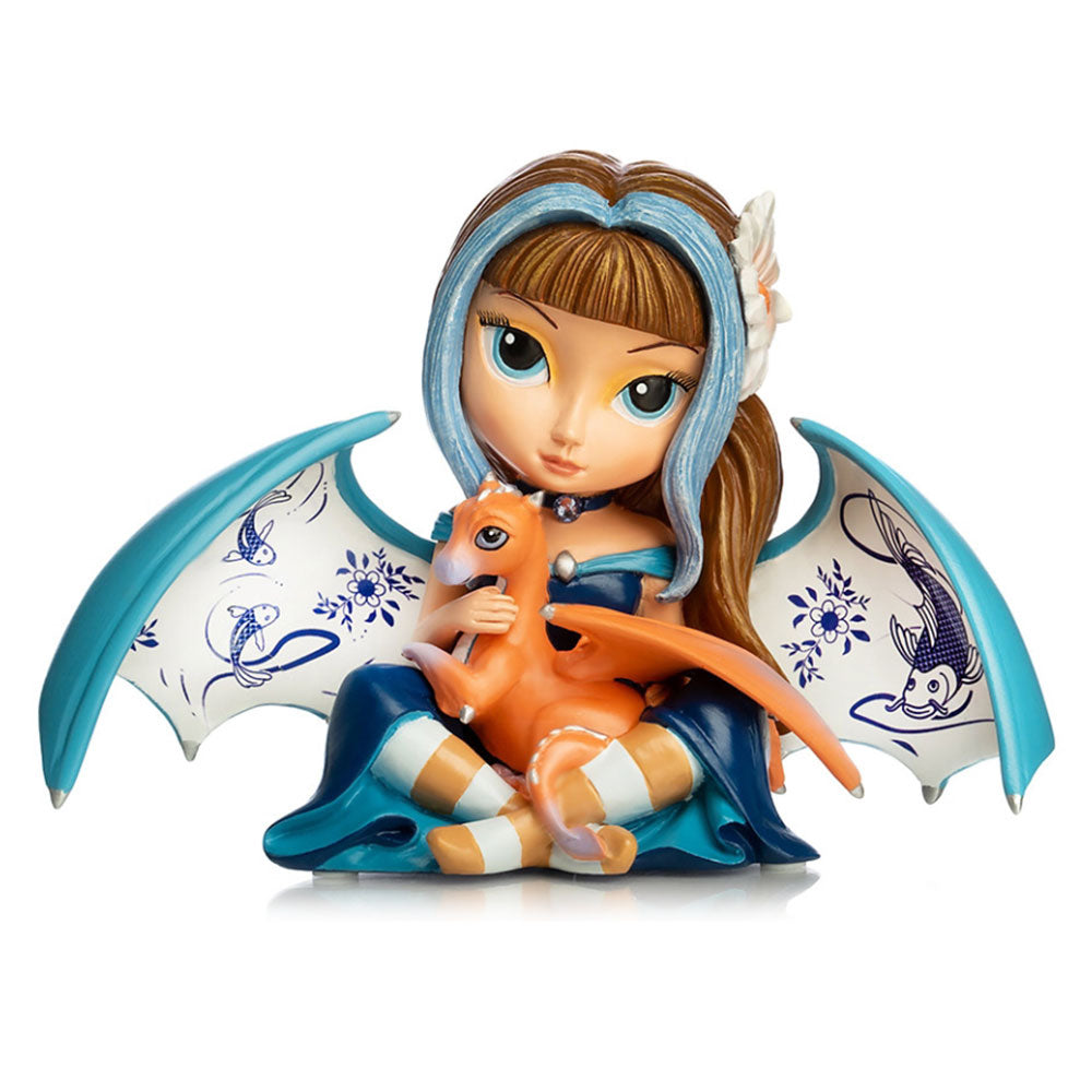 Wishes for Good Will Fairy Dragon Blue Willow Collection Jasmine Becket Griffith