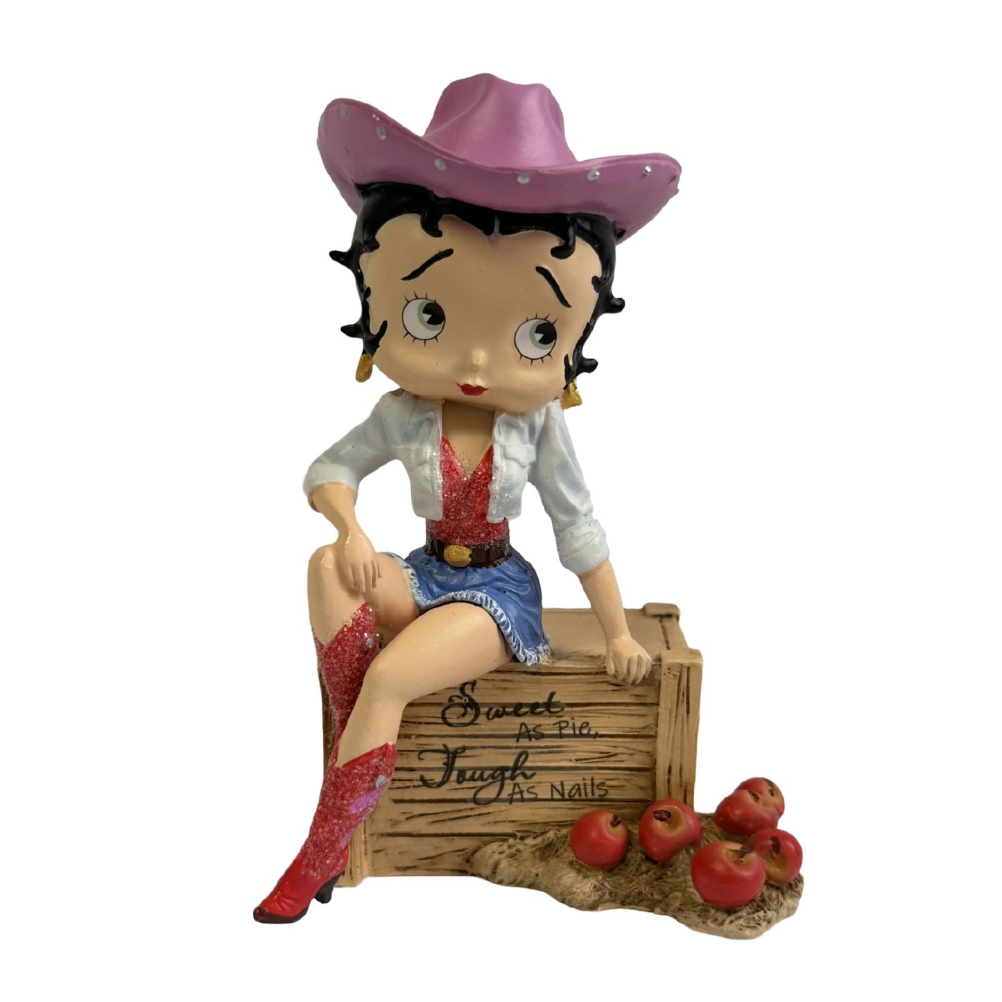 Sweet as Pie Tough as Nails Betty Boop Figurine Bradford Exchange
