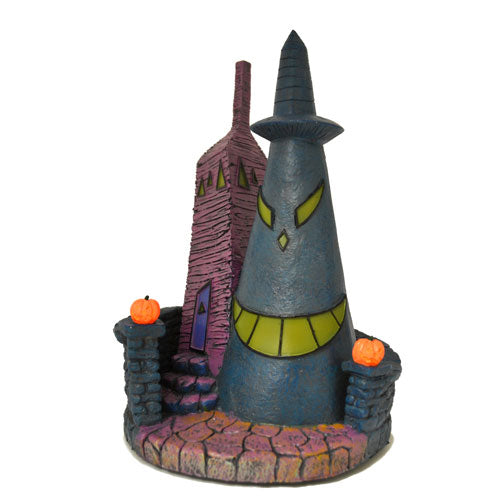 Disney Cone Head  House Nightmare Before Christmas Black Light Village