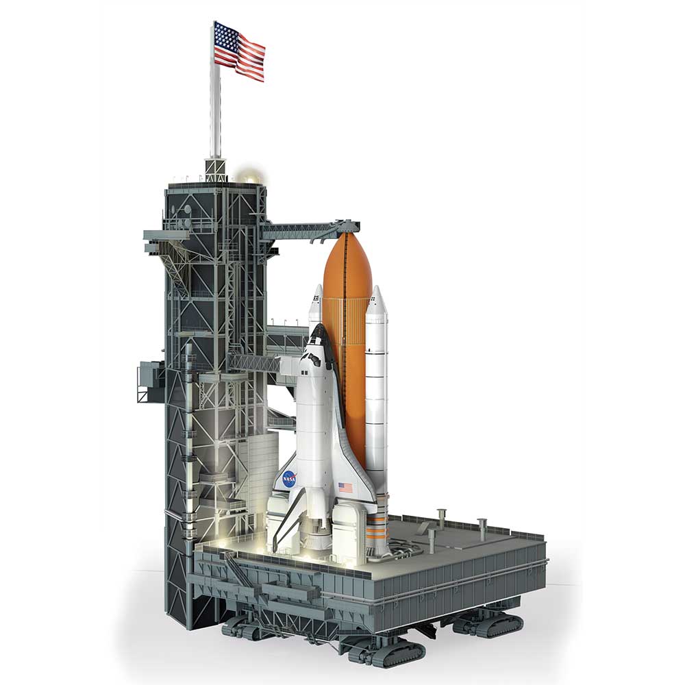 Nasa Space Center Launch Pad Sculpture Figurine Bradford Exchange Space
