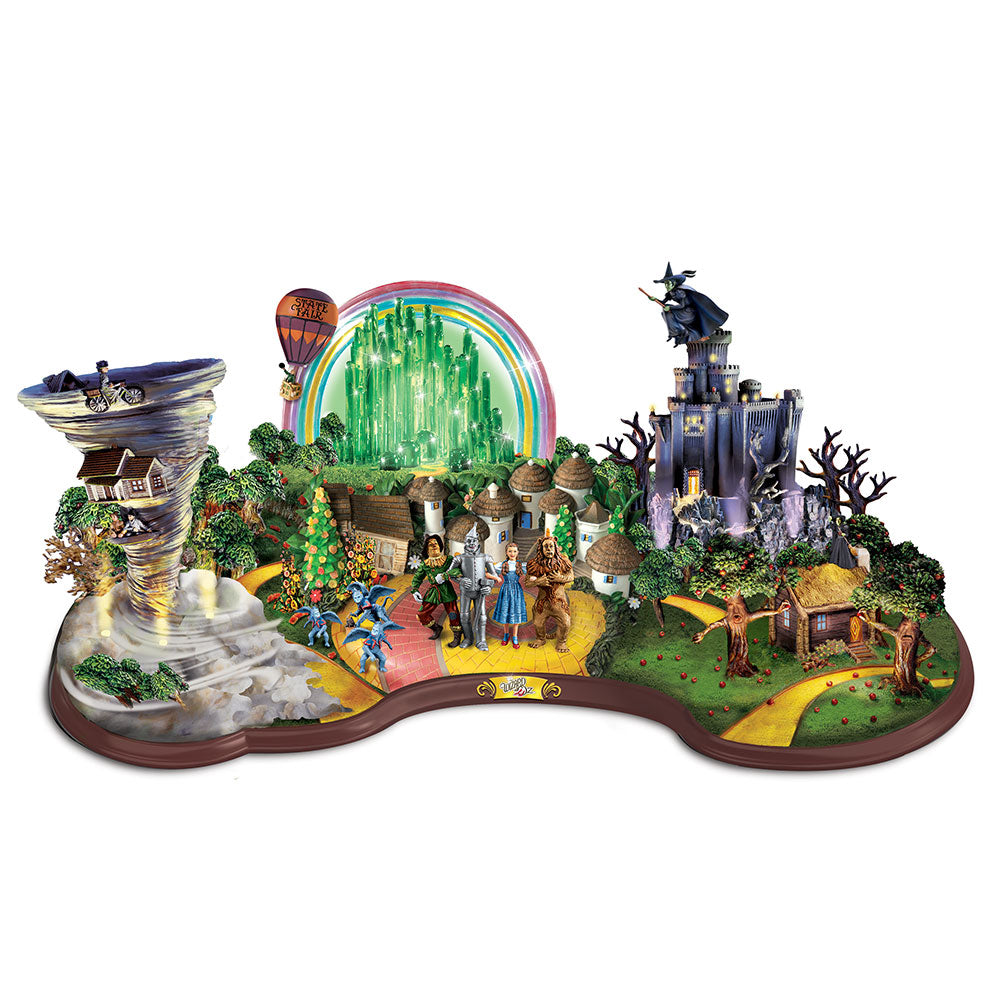 Follow The Yellow Brick Road Wizard of Oz Sculpture Dorothy Bradford Exchange