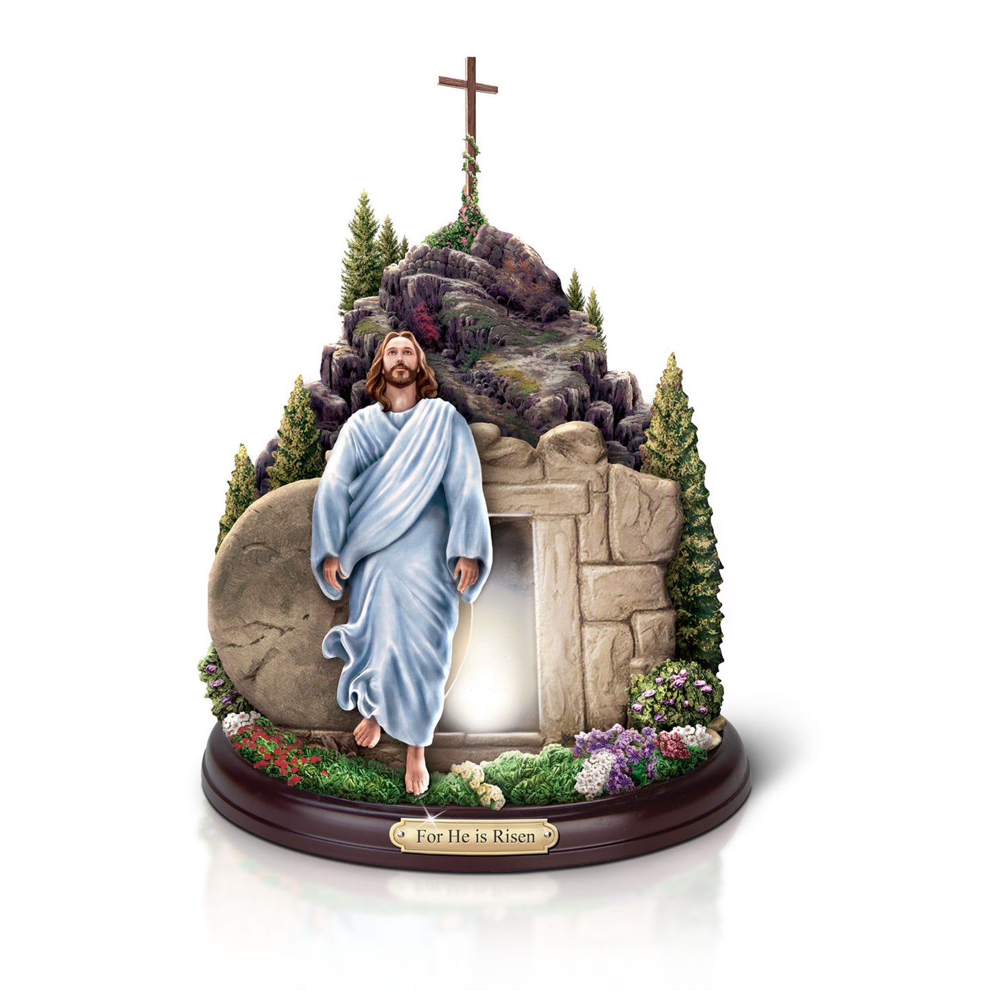 TK He is Risen Sculpture Religious Jesus Thomas Kinkade Studios