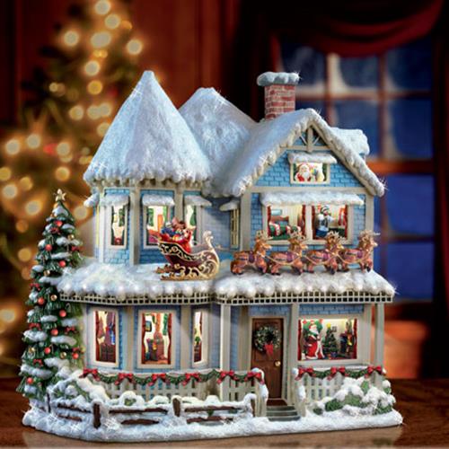 Night Before Christmas Thomas Kinkade Bradford Exchange