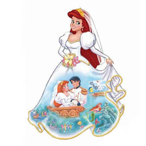 Disney Ariels Wish Dresses and Dreams Collection Porcelain Bell