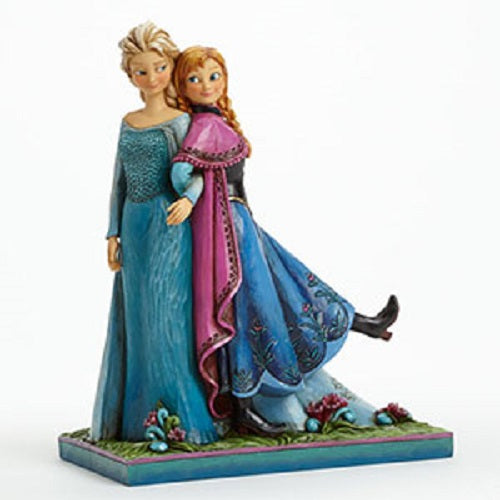 Disney Elsa Anna Sister's Forever Jim Shore Frost Frozen Figurine New in Box