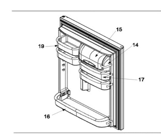 Bottom Door Bar Kenmore Model 596.62914200 Appliance Parts