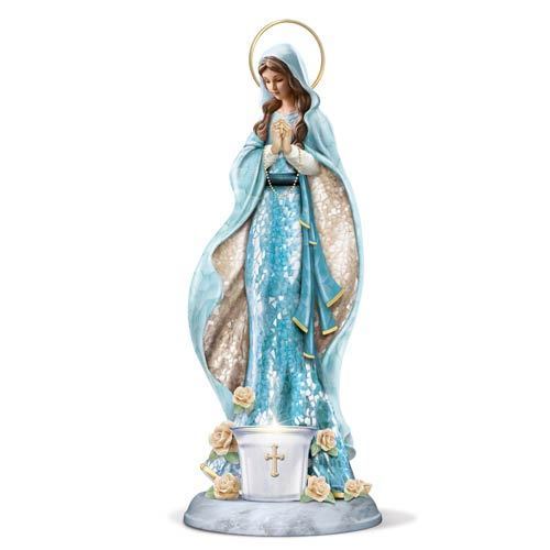 Blessed Virgin Mary Mosaic Sculpture Religious Figurine Bradford