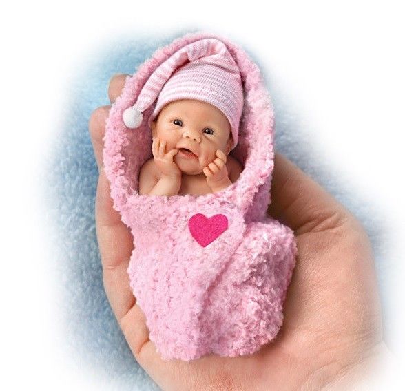 Bundle of Love Pink Baby - Bundle Babies by Sherry Rawn Ashton Drake Doll