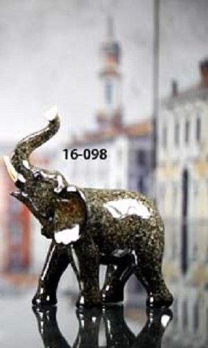 Elephant Animal Figurine 8" Ceramic - LB